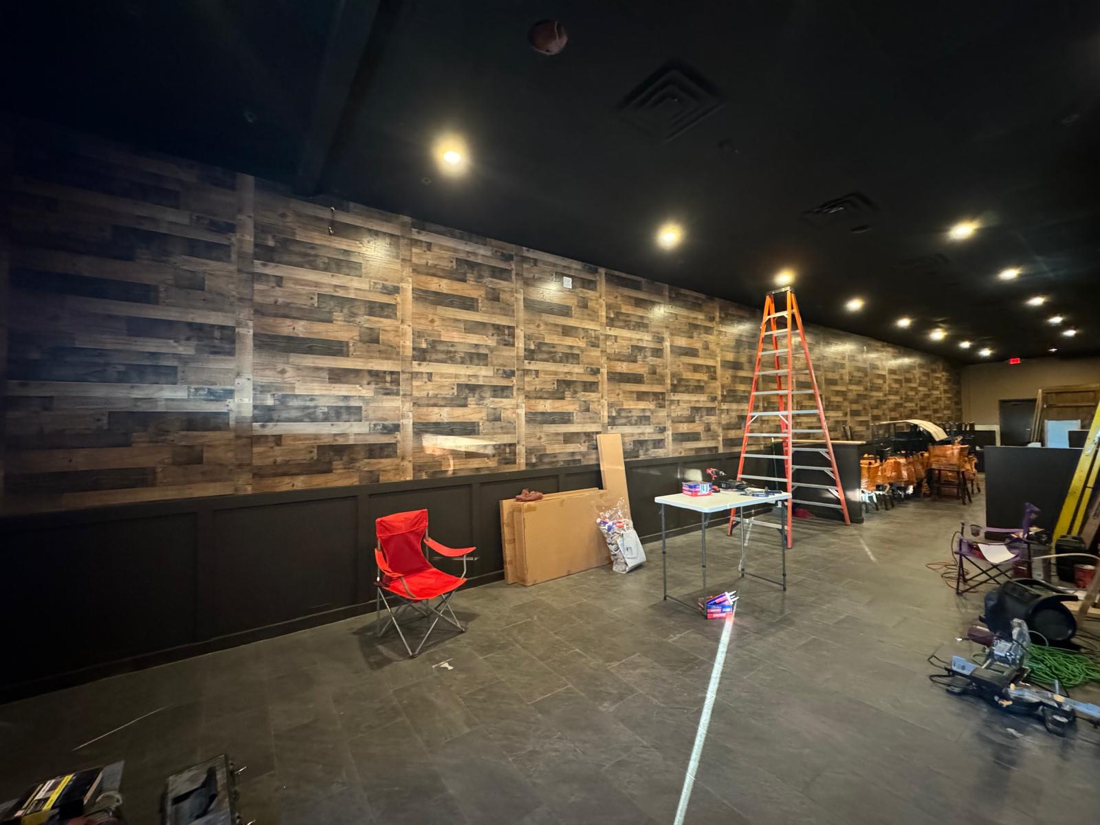 An empty room at the beginning of La Churrería's new chapter